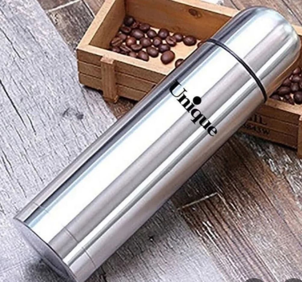 فلاسک نیم لیتری استیل اصل یونیک کاور دار