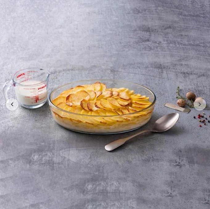 ظرف(دیس) لازانیا، سالاد ، مرغ  پیرکس کد 221